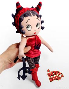 Muñecas modernas: MUÑECA BETTY BOOP VESTIDA DE DIABLA AÑOS 80. 36cm